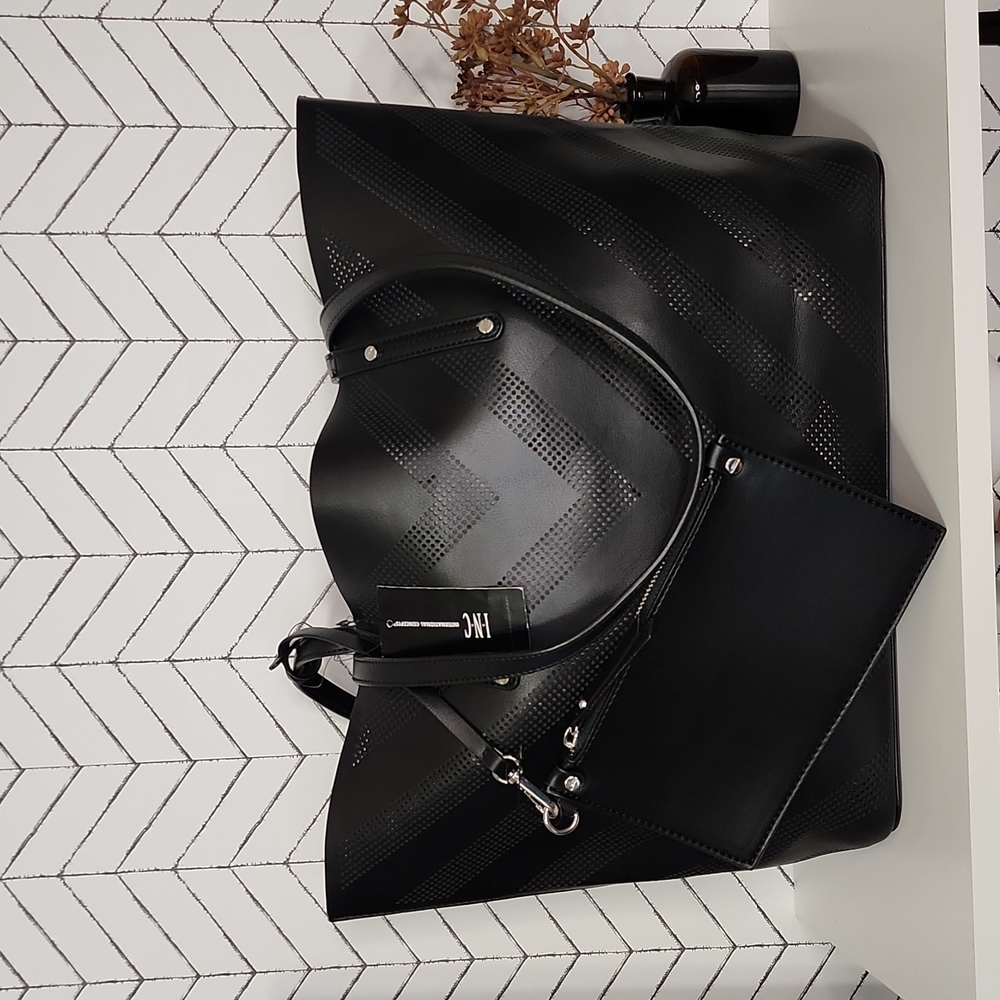 INC International Concepts Perforated Unlined Tote
